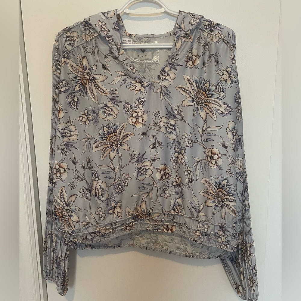 CUPIO Floral Hoodie